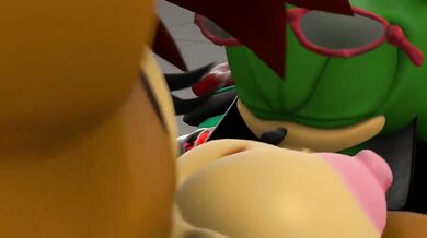 Anti-Semen, Sally and Fiona Battle Scourge in an Orgasmic Trio!