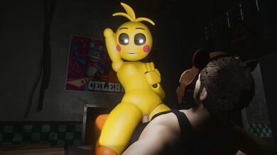 Toy Chica Gets Roughed Up By A Huge Monster Cock!