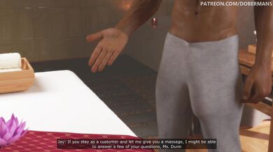 Rachel the Horny Reporter Gets Fucked by Two Big Dogs in Episode 3: Doberman Studio