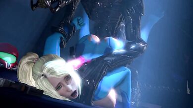 Zelda Sexy Morphball Bang with a Space Entity - Tiffany86