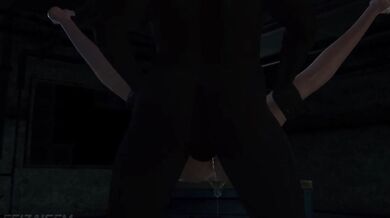 Claire Redfield, the sexy Resident Evil heroine, gets fucked so hard that she reaches her climax during sunrise