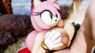 Mommy Mayas Big Boobed Babysitter Amy Gets Fucked by Titty Daddy while Baby Bear Watches