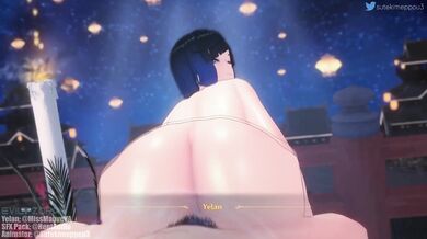 For*ced to be a sex slave! Yelans dirty fantasy comes true after losing a bet