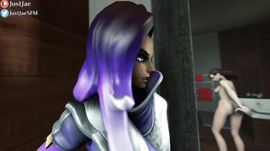 Overwatchs DVa Gets Fucked By Her Shadow In A Hot Hentai Threesome