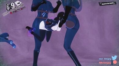 Persona 5: The Gang Gets Caught in Mementos by Mr Impy, the Horny Monster