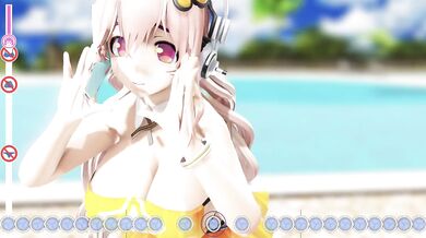 Hentai Fap Hero (MMD) VIVID/VIVID Imagination - Super Sonico