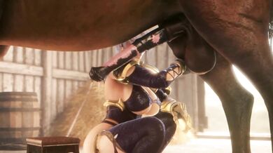 Ivy Valentine Horses Noname55 in a steamy threesome