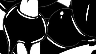 Thrusting with a vengeance, the black slimy monster ravages the tight pussy of [redacted] as she begs for more