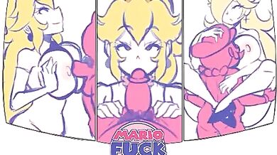 (ilustretsspoks) Mario Fucks All The Girls (Loop)