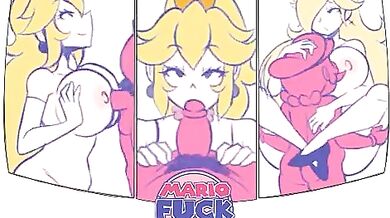 (ilustretsspoks) Mario Fucks All The Girls (Loop)