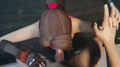 Getting Cum on Her Face: Jessie Rasberrys Topless Blowjob for Bulgingsenpai