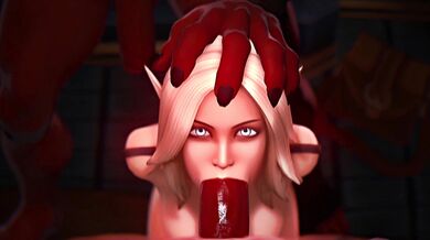 The Orcslayers and their slutty slave Rexx get down and dirty in this hot porn scene!