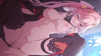 The adventures of a sexy, curvaceous redhead and her lustful lover in the airport