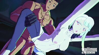 The naughty David and the seductive Lucy meet in the Wallimogs and engage in some hot action