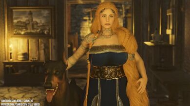 Sexy Sif and Breeder Tease in the Garden