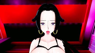 Sexy Pirate Captain Boa Hancock - One Piece Hentai Video