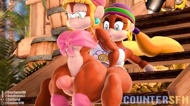 The Erotic Tale of Two Monkeys and a Futa Female with One Banana