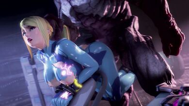 Super Mario Bros XXX - Samus Gets Fucked From Behind by Ambrosia