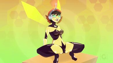 Watch Janet Van Dyne get hypnotized in this Kevoglum hentai PORN video