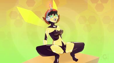 Watch Janet Van Dyne get hypnotized in this Kevoglum hentai PORN video