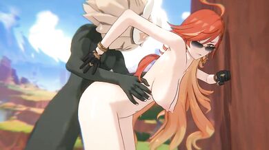 The hot secretary gets fucked against the wall by her boss, Sirius KKR18 in this intense hentai video