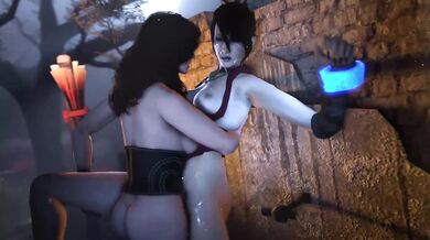 The Secret Lives of Witchers: Morrigan and Yennefers Lesbian Romp with Leerico213