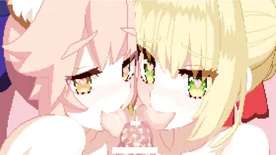 In the Land of Shikoku, Nero and Tamamo [Kunabishi]