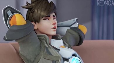 Tracer gets a blowjob from Redmoa in stunning 4K quality!