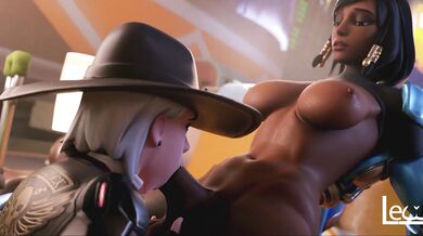 Lady Ashe Gets Seduced by Futa Pharaoh and Sucks His Massive Cock, But Will She Be Able to Swallow It All? (Lewd Hyld)