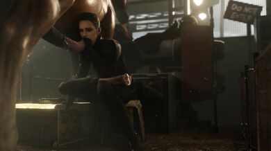 Watch as Zoe Saldana and a horse engage in hardcore sex acts Join them in their unconventional coupling as they explode with pleasure