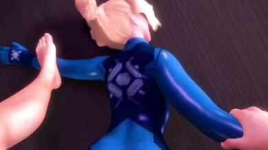 The Power Suit Wears Off! Samus Aran Gets Fucked by Space Pirates!
