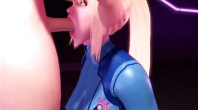 The Power Suit Wears Off! Samus Aran Gets Fucked by Space Pirates!