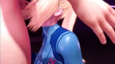 The Power Suit Wears Off! Samus Aran Gets Fucked by Space Pirates!