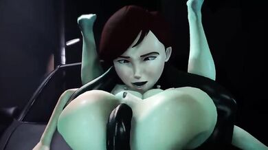 Miss Incredible is getting fucked by General Butch in a hot and steamy scene from this hentai porn movie