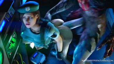 Jill Valentine meets the tyrant (outfit STARS)