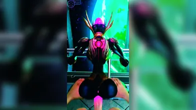 The mechanical princess, Mechari, enjoys the views of her surroundings as she explores a new world