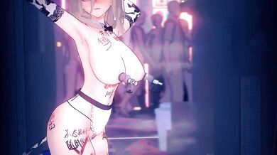 Shake It Alponia in the alleyway