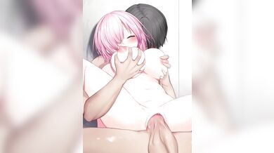 Mash, Kyrielight and Momochis Hot Night of Lesbian Pleasure Or Mash, Kyrielight & Momochis Hentai Threesome