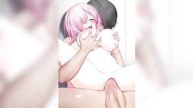 Mash, Kyrielight and Momochis Hot Night of Lesbian Pleasure Or Mash, Kyrielight & Momochis Hentai Threesome