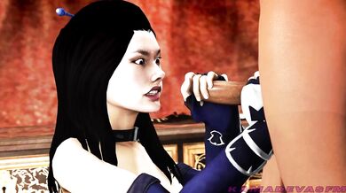 Rebecca gets revenge on her ex-boyfriend by seducing his best friend in their bedroom