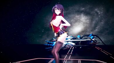 The Elf Queen Veliona gets down and dirty with a sexy dance and sex