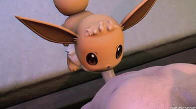 Eevee gets a Blowjob from a Fang-tastic Fantasy