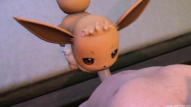Eevee gets a Blowjob from a Fang-tastic Fantasy