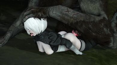 2B raped by Werewolf [artorias]