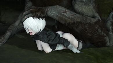 2B raped by Werewolf [artorias]