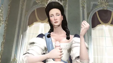 A royal handjob from Catherine II of Russia