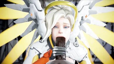 Watch as she takes his cock in her mouth and gives him the best blowjob he has ever had! This Mercy POV Blowjob will leave you wanting more