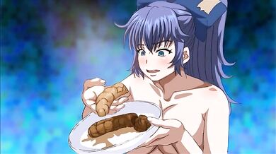 Two horny teens get their asses fucked by a giant monster!