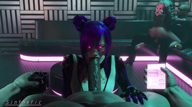Write a hentai scene in a car garage between a mechanic and his customer, who happens to be a hot woman with a tight body wearing revealing clothing