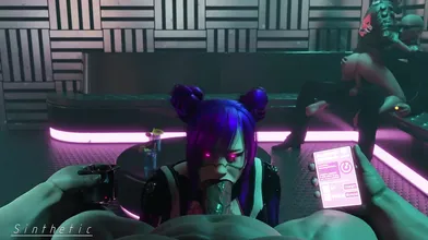 SintheticR18 — Cyberpunk 2077 Rule 34 POV Animation